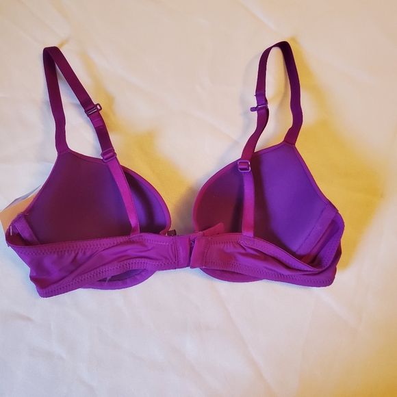 Everyday Lightly Lined Demi T-Shirt Bra, Purple, Size 32 A - Picture 3 of 6